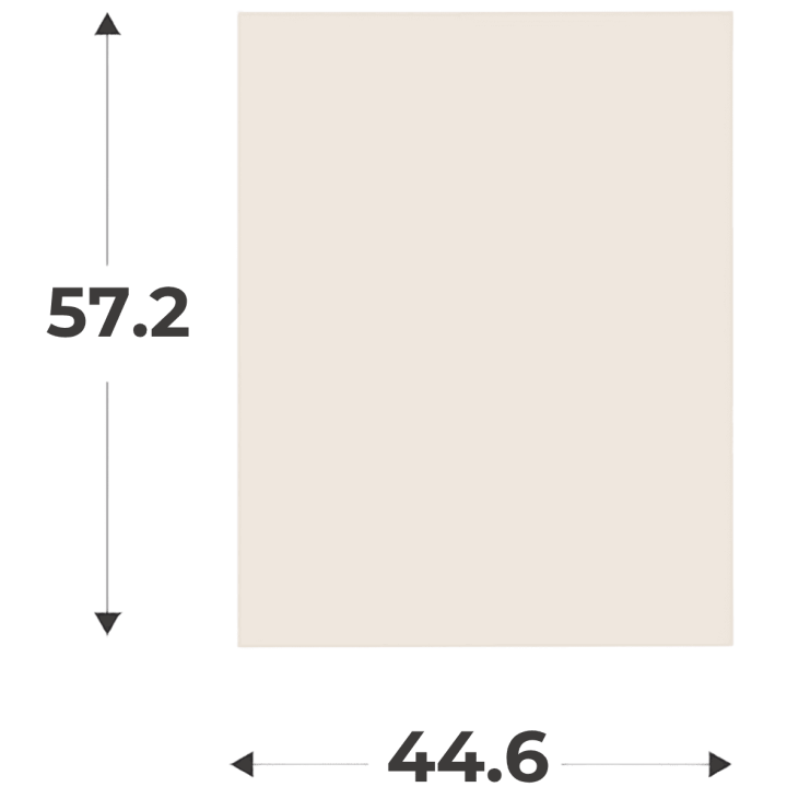 Porte Casa H 58 cm x L 45 cm Sable
