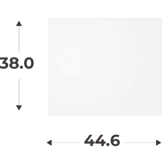 Porte Casa H 38 cm x L 45 cm blanc