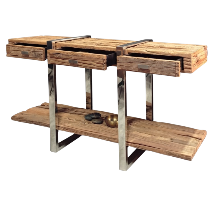 Console Alixia PE-4391 inclus 3 tiroirs