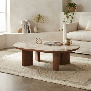 Table basse céramique Alvar 120 cm