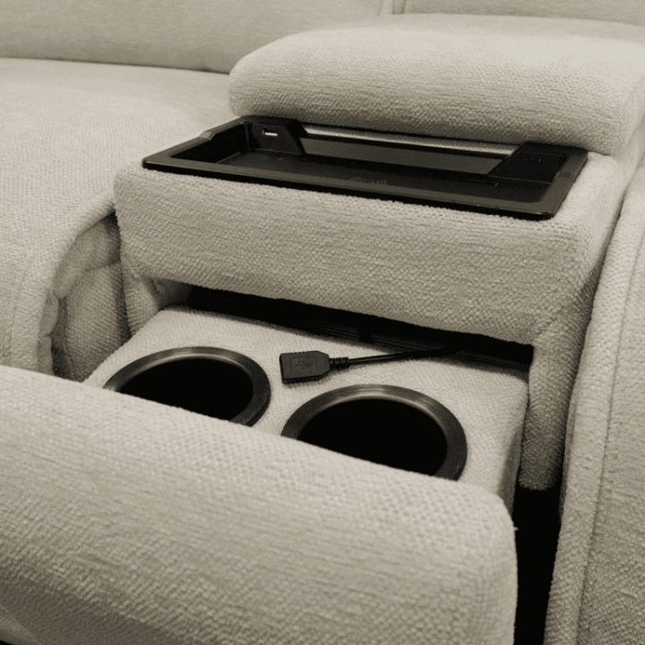 Salon d'angle Elara avec 2 relax éléctriques