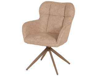 Chaise Macao pivotante taupe