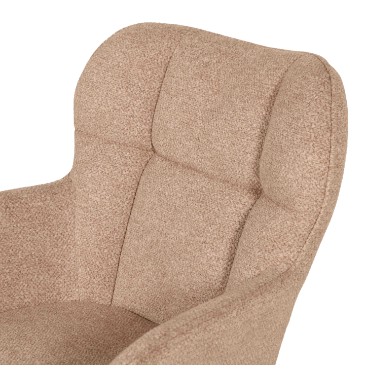 Chaise Macao pivotante taupe