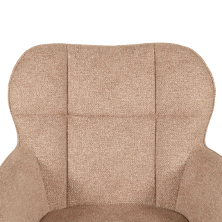 Chaise Macao pivotante taupe