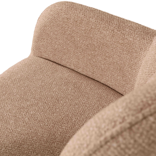 Chaise Macao pivotante taupe