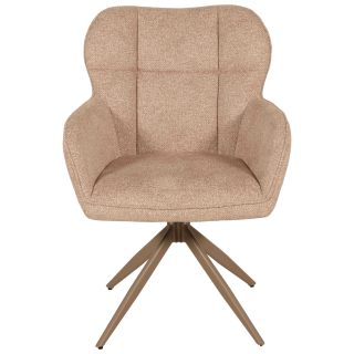 Chaise Macao pivotante taupe