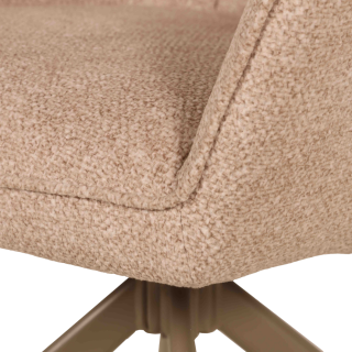 Chaise Macao pivotante taupe