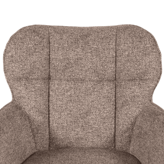 Chaise Macao pivotante gris clair
