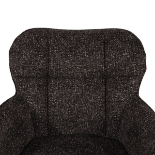 Chaise  Macao pivotante gris graphite