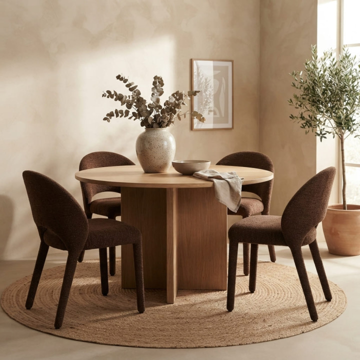 Chaise Maia Marron