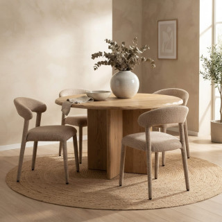 Chaise Sylvia beige