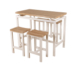 Ensemble Selene - table haute + 4 tabourets