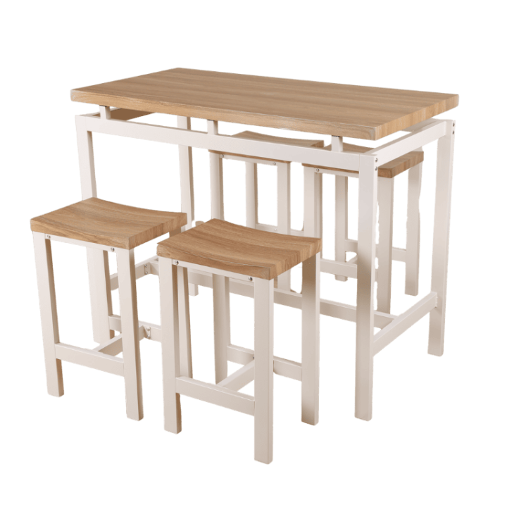 Ensemble Selene - table haute + 4 tabourets