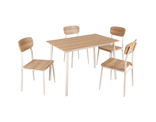 Ensemble table et 4 chaises Numa