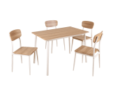 Ensemble table et 4 chaises Numa