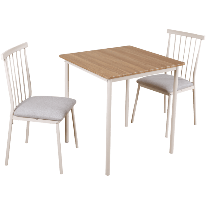 Ensemble table + 2 chaises Sienna
