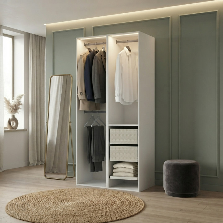 Dressing Casa 90 cm blanc