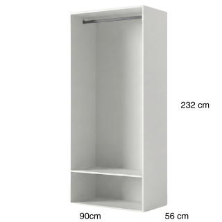 Dressing Casa 90 cm blanc