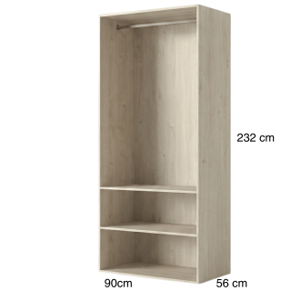 Dressing Casa 90 cm chêne hickory