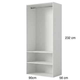 Dressing Casa blanc 90 cm