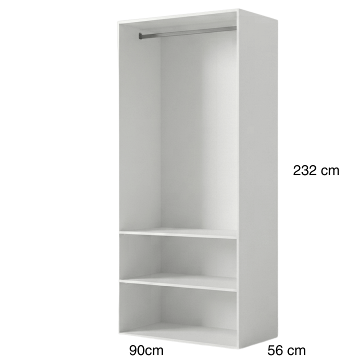 Dressing Casa blanc 90 cm