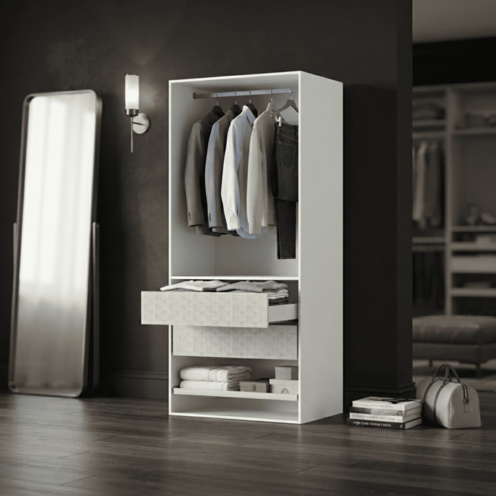 Dressing Casa blanc 90 cm