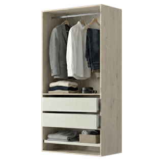 Dressing Casa 90 cm chêne hickory