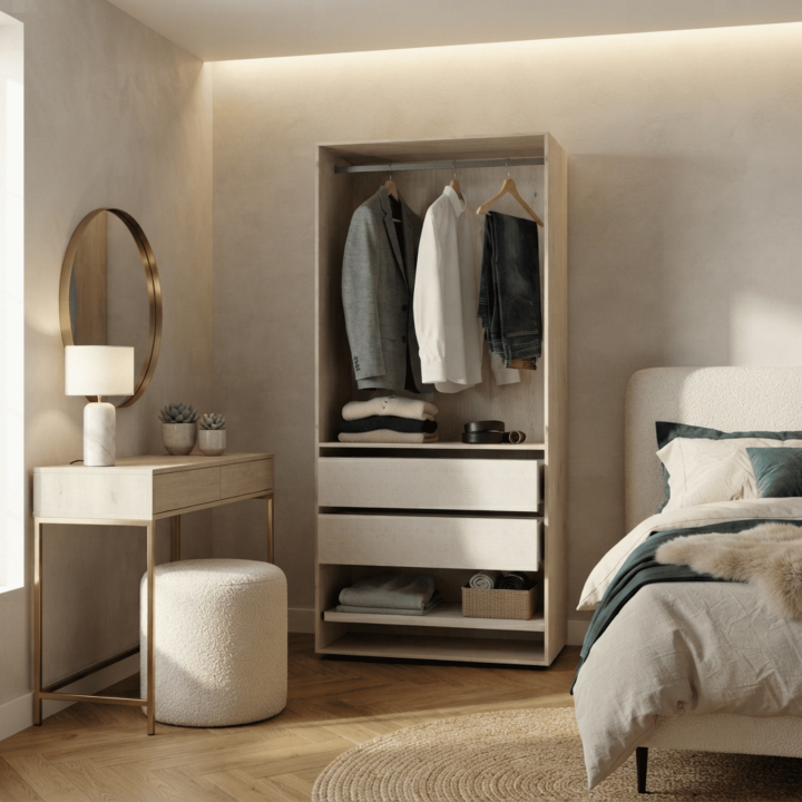 Dressing Casa 90 cm chêne hickory