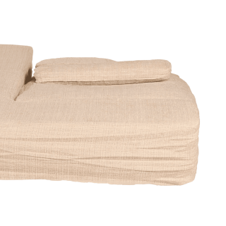 Canapé 3 places avec pouf Selena compréssé