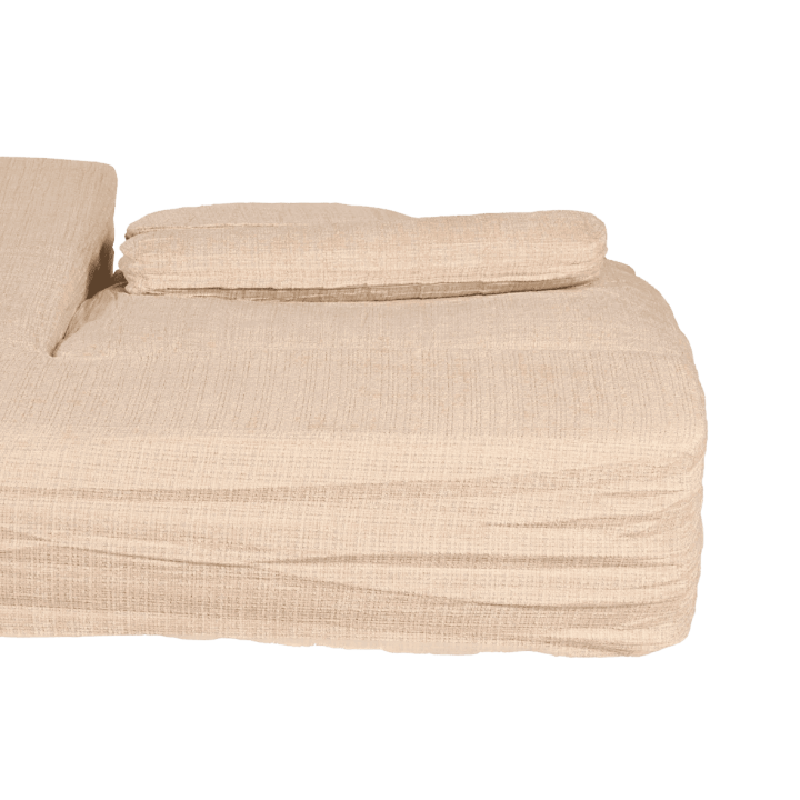 Canapé 3 places avec pouf Selena compréssé