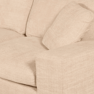 Canapé 3 places avec pouf Selena compréssé