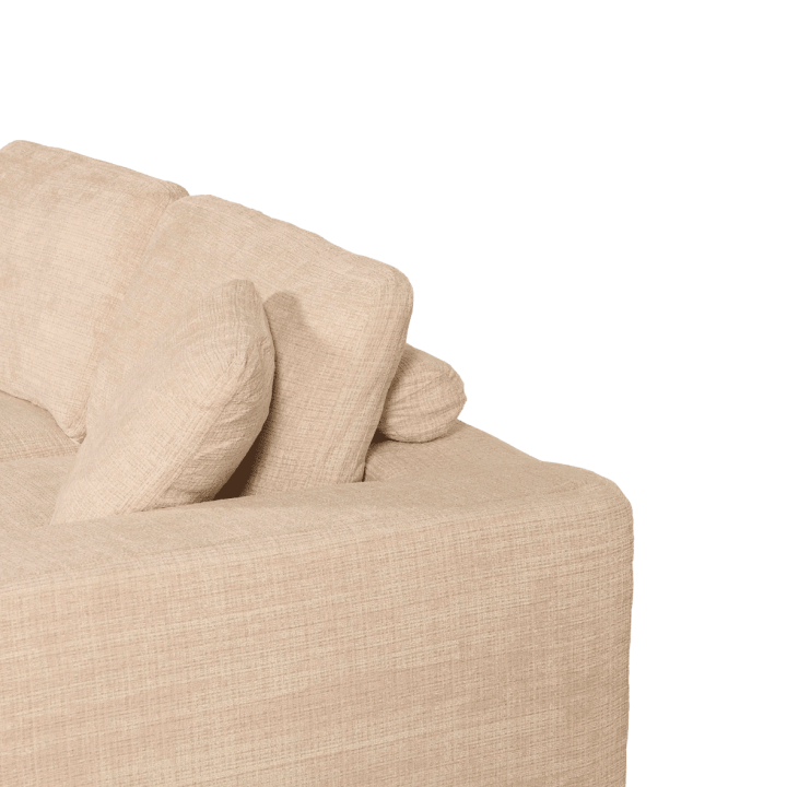 Canapé 3 places avec pouf Selena compréssé
