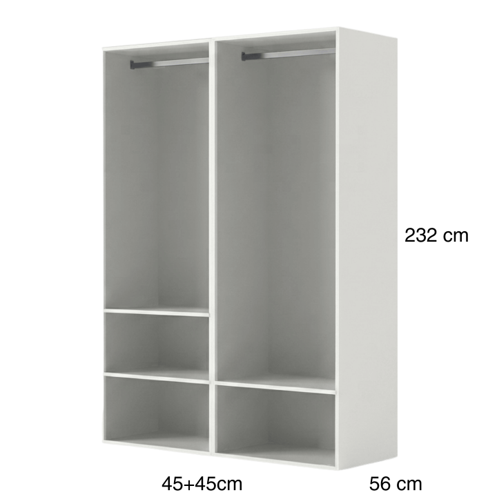 Dressing Casa 90 cm blanc