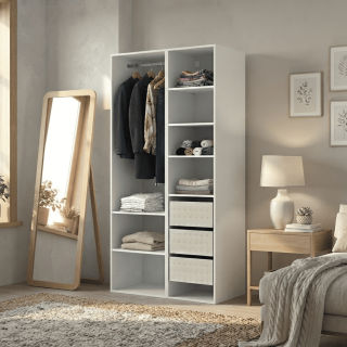 Dressing Casa 90 cm Blanc