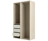 Dressing Casa 90 cm Chêne hickory