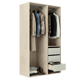 Dressing Casa 90 cm Chêne hickory