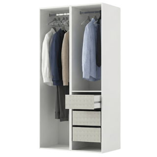 Dressing Casa 90 cm Blanc