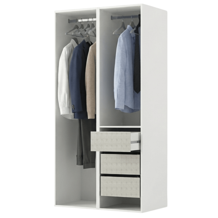 Dressing Casa 90 cm Blanc