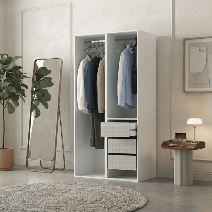 Dressing Casa 90 cm Blanc