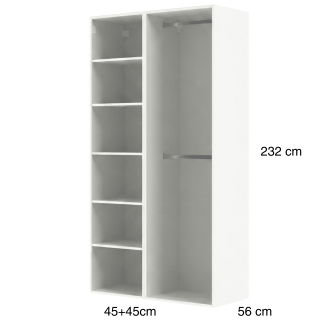 Dressing Casa 90 cm Blanc