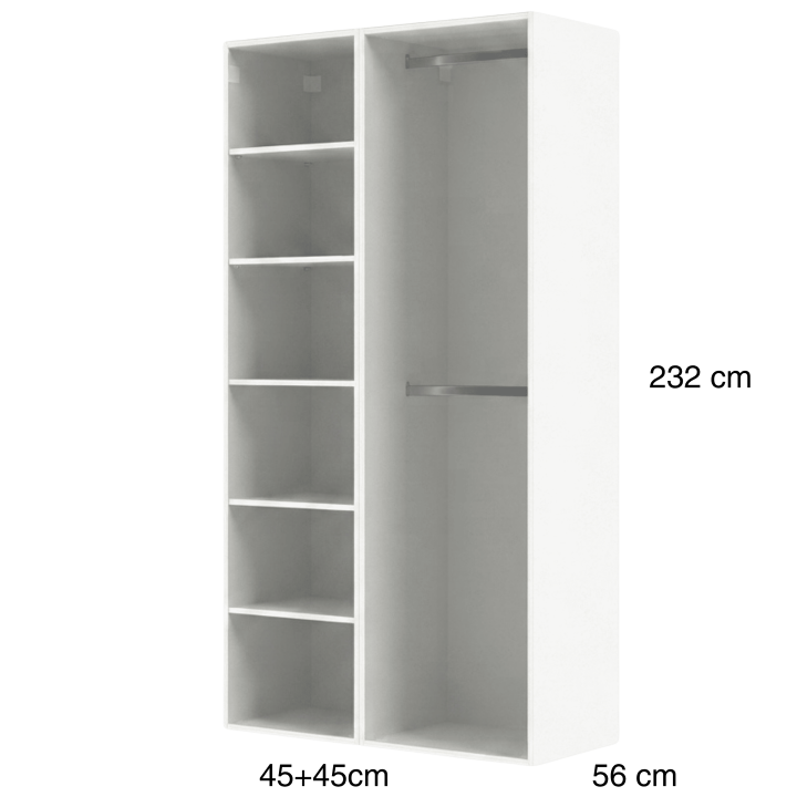 Dressing Casa 90 cm Blanc