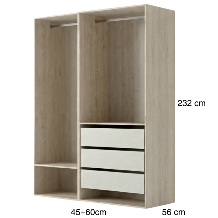 Dressing Casa 105 cm Chêne hickory