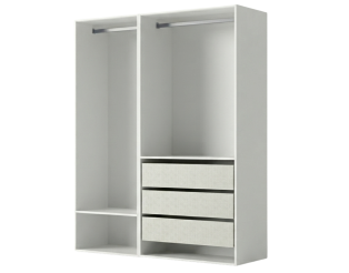 Dressing Casa 105 cm blanc