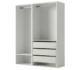 Dressing Casa 105 cm blanc