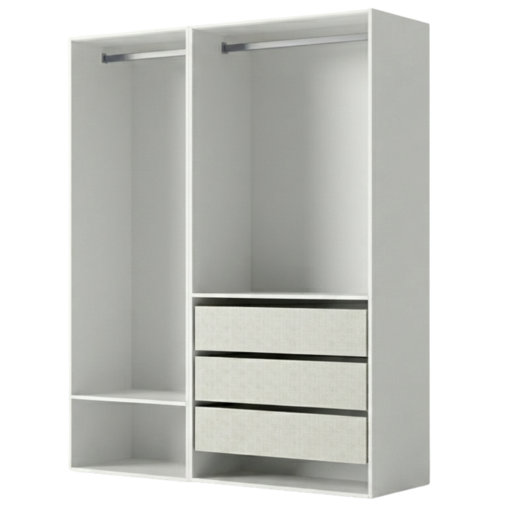 Dressing Casa 105 cm blanc