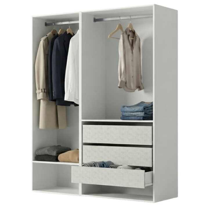 Dressing Casa 105 cm blanc