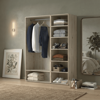 Dressing Casa 105 cm Chêne Hickory