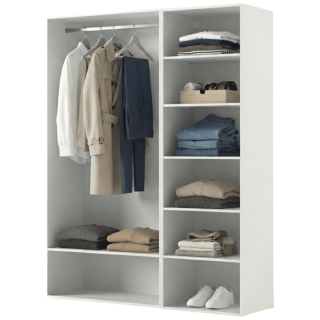 Dressing Casa 105cm Blanc
