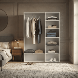 Dressing Casa 105cm Blanc