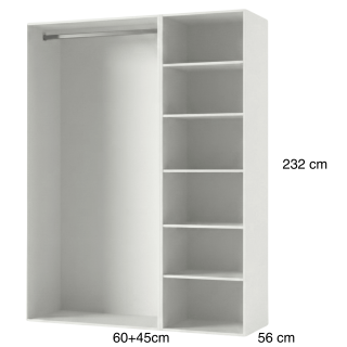 Dressing Casa 105 cm Blanc